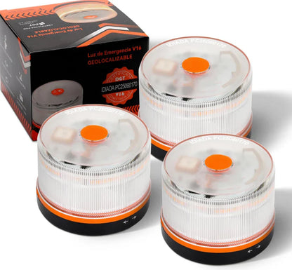 80% DE DESCUENTO⭐⭐Luz de Emergencia V16 DGT 3.0 – Aprobada 2026, Magnética IP54 – Cumple con la Normativa 2026