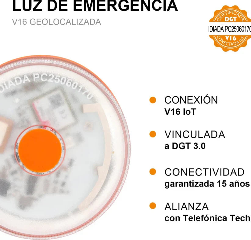 80% DE DESCUENTO⭐⭐Luz de Emergencia V16 DGT 3.0 – Aprobada 2026, Magnética IP54 – Cumple con la Normativa 2026