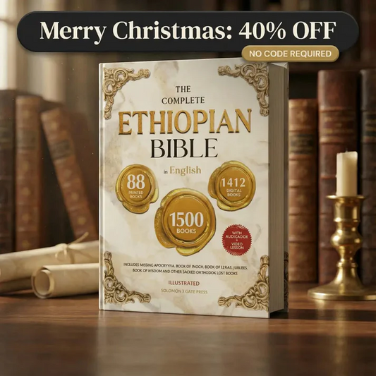 📖 Complete Ethiopian Bible📖 – Hardcover Collector’s Edition 🎁 Ultimate Christmas Gift for Faith & Study✨