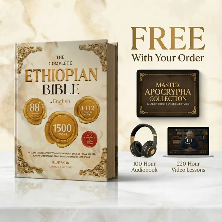 📖 Complete Ethiopian Bible📖 – Hardcover Collector’s Edition 🎁 Ultimate Christmas Gift for Faith & Study✨